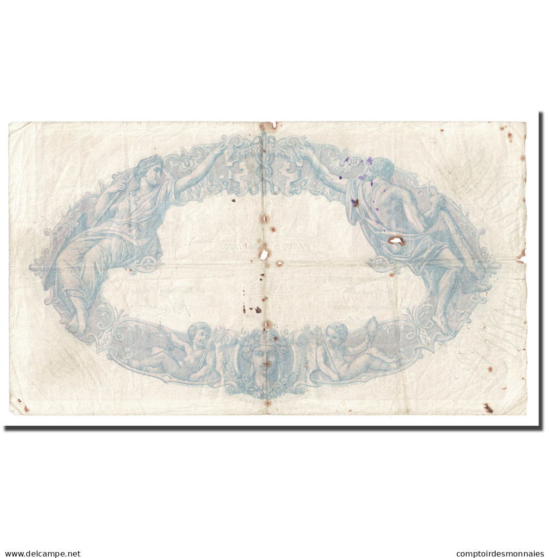 France, 500 Francs, Bleu Et Rose, 1920, 1920-05-19, TB, Fayette:30.24, KM:66h - 500 F 1888-1940 ''Bleu Et Rose''