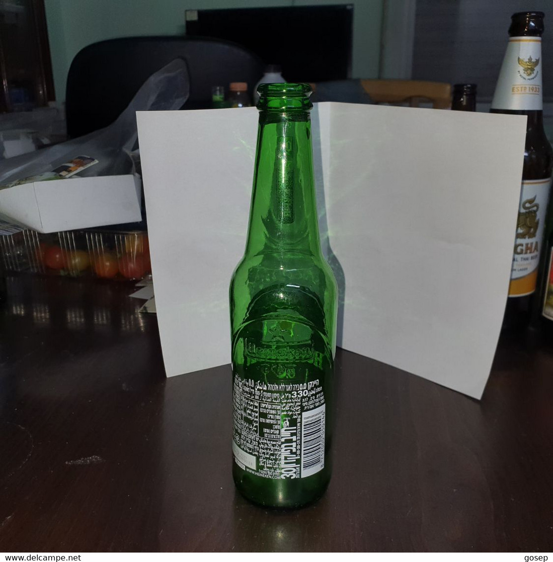Israel-heineken-(heineken 0.0 Beer-pure Malt Lager)-(330ml)-(alcohol-0.0)-bottle Beer - Bière