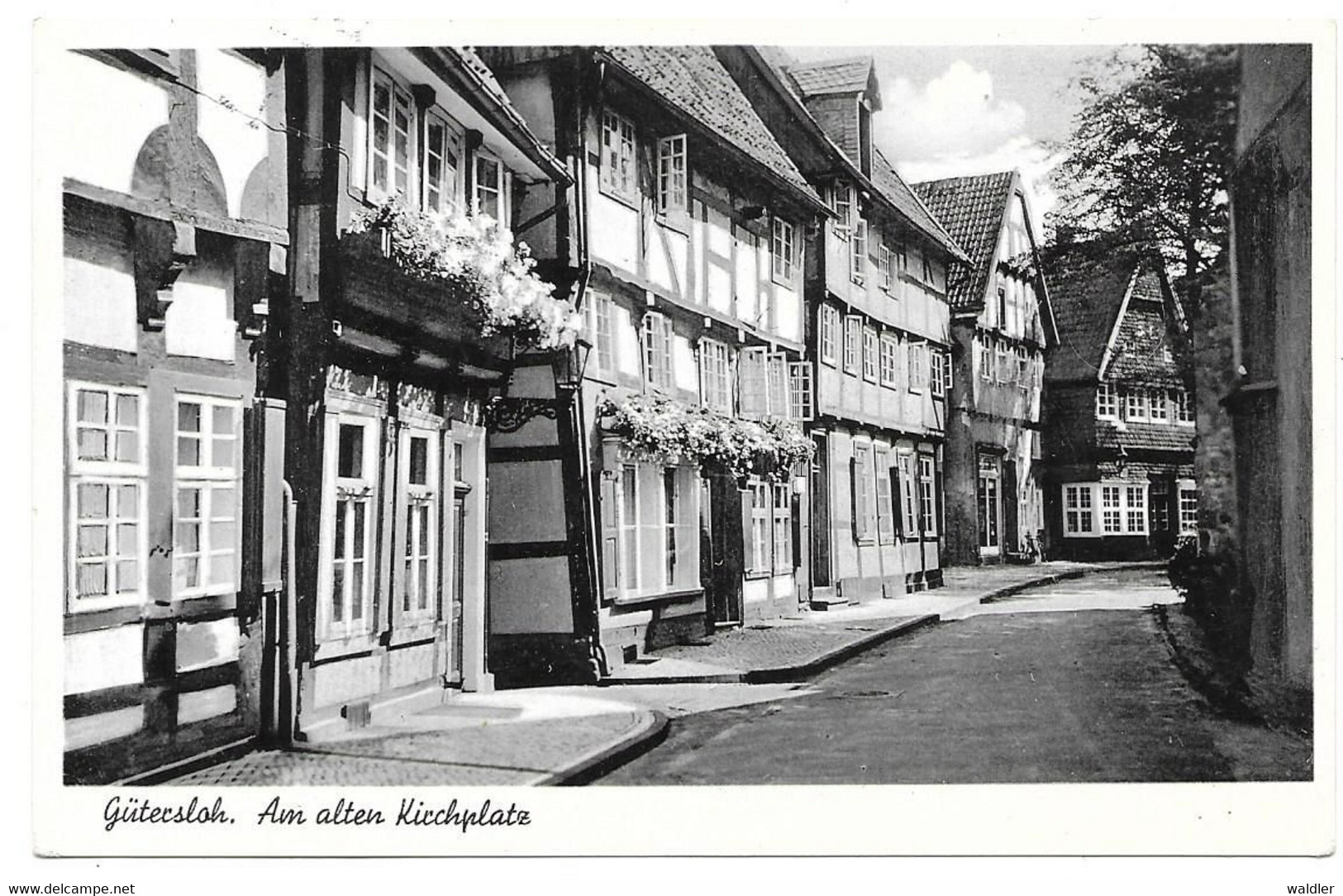 4830  GÜTERSLOH, AM ALTEN KIRCHPLATZ  1958 - Guetersloh