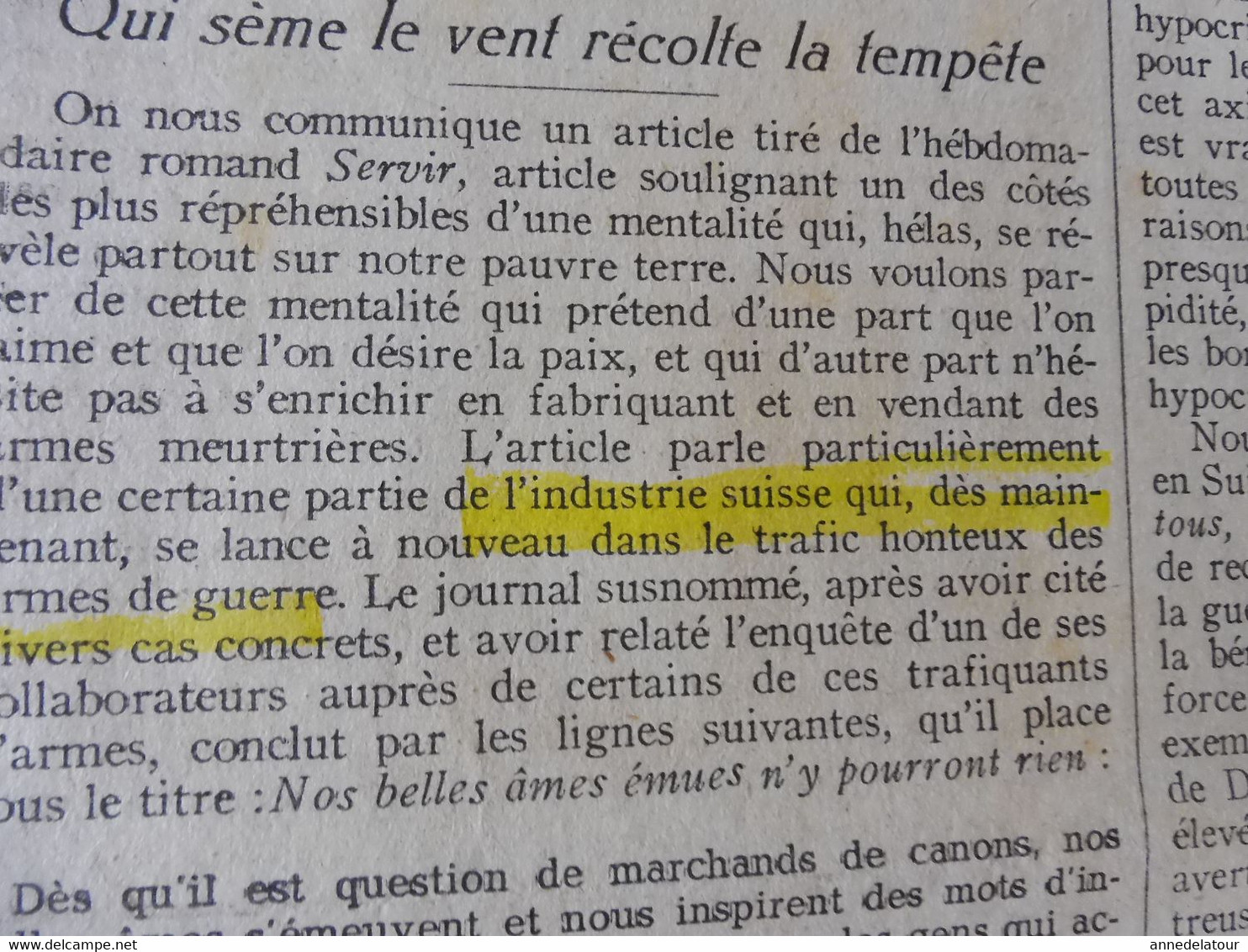 Venez, Achetez Sans Rien Payer ; Trafic Honteux Des Armes De Guerre ; Etc     1948  MDRDJ - Other & Unclassified