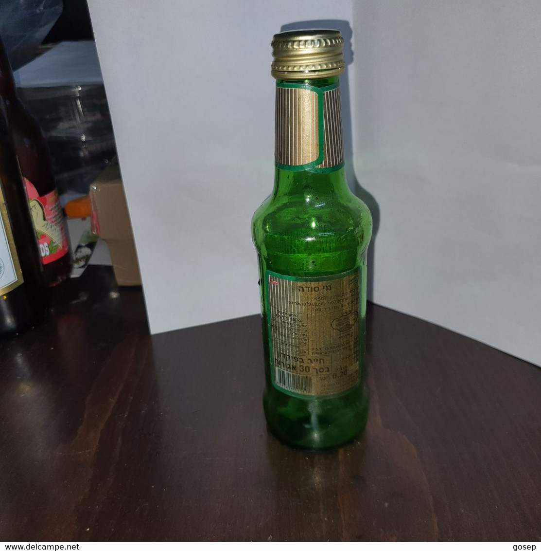 TURKEY-SODA-inisdibi-fresa(0.20liter)-used-(glass Bottle With Cork)-good - Other & Unclassified