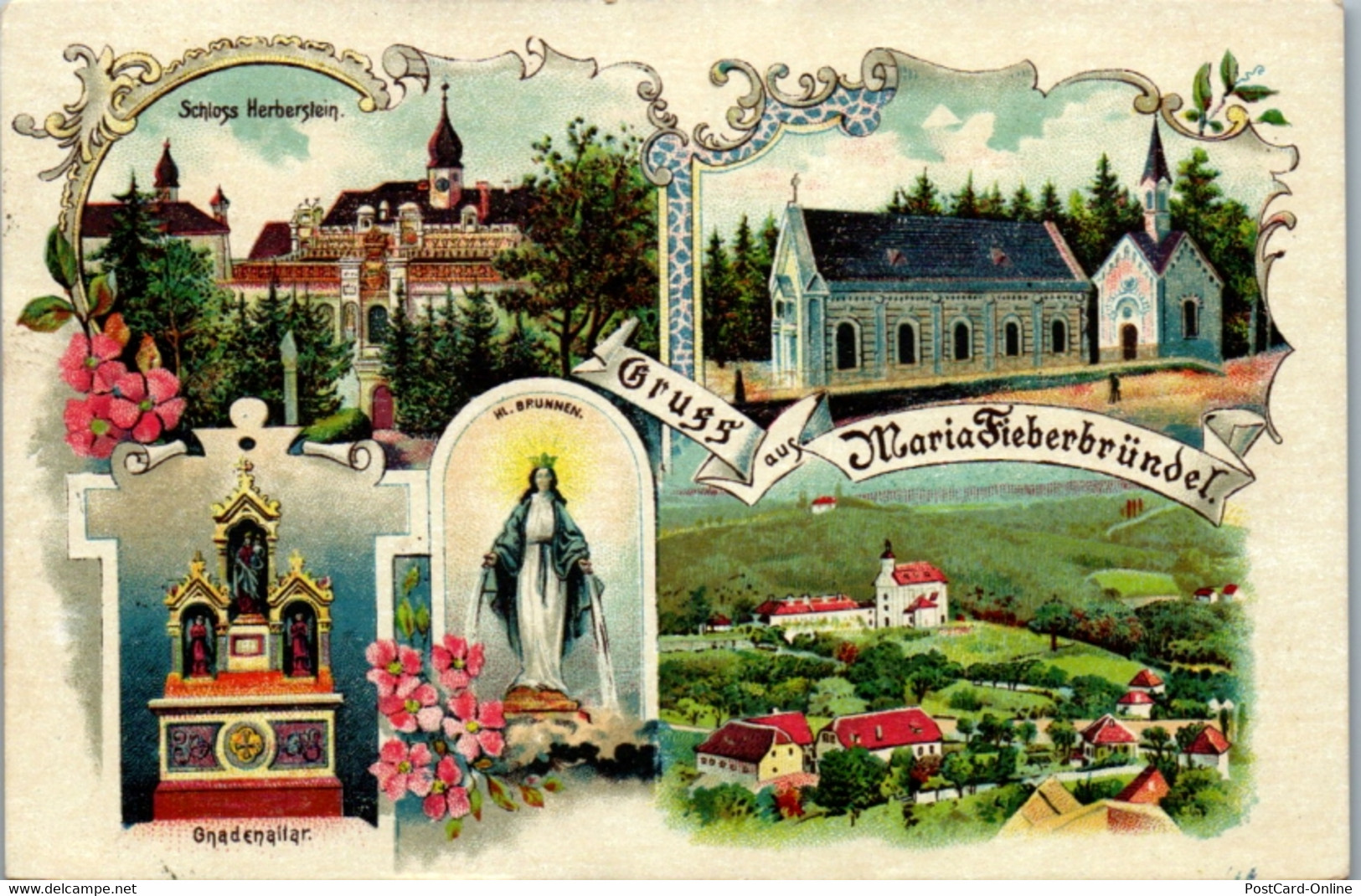 9149 - Steiermark - Gruss Aus Maria Fieberbründel - Gelaufen 1955 - Fürstenfeld