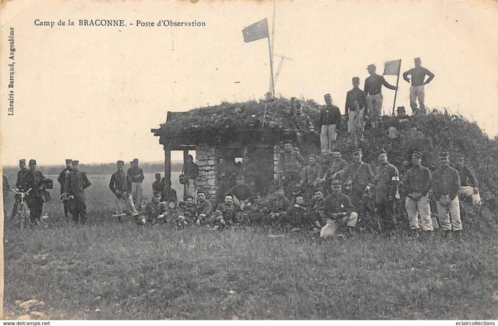 Camp De La Braconne           16       Le Poste D'Observation    (voir Scan) - Sonstige & Ohne Zuordnung