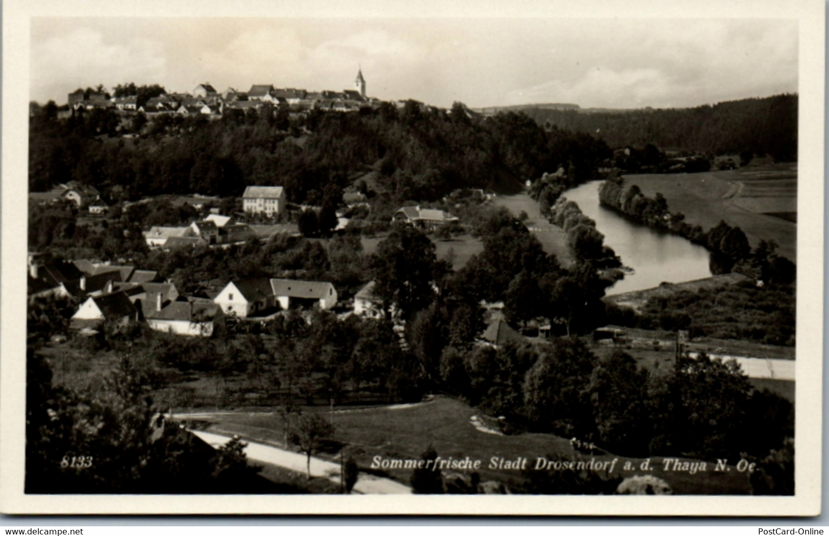 9196 - Niederösterreich - Drosendorf An Der Thaya , Panorama - Nicht Gelaufen 1938 - Drosendorf-Zissersdorf