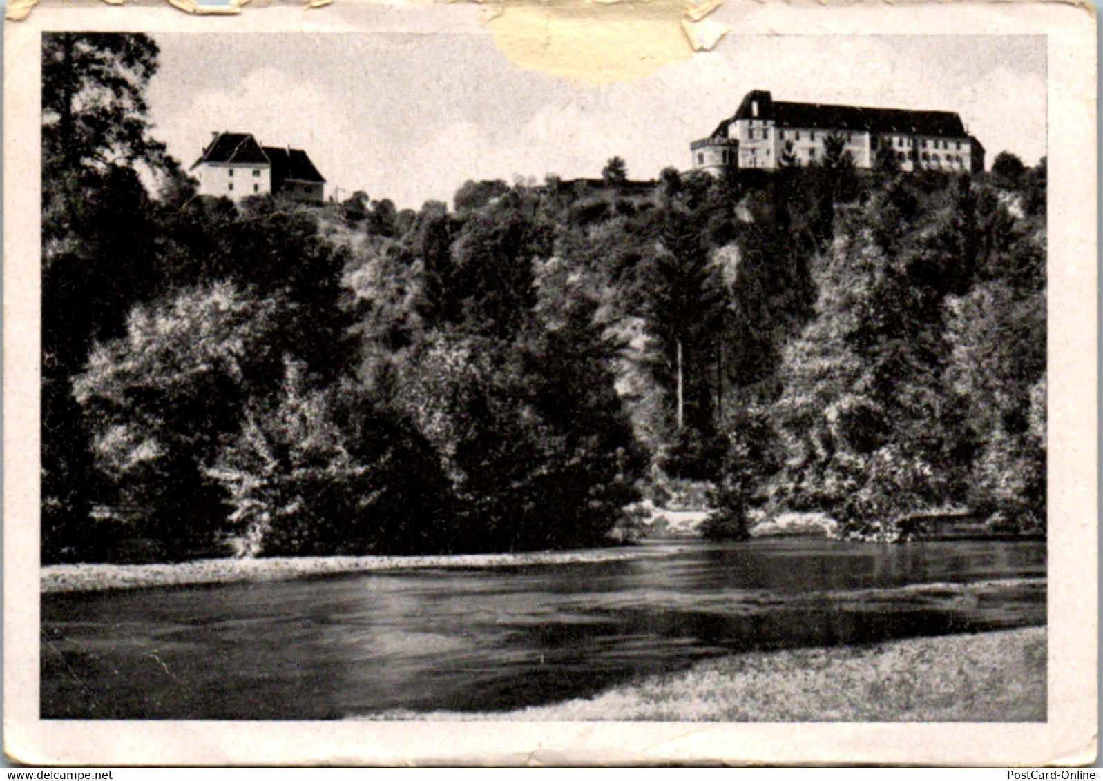 9228 - Steiermark - Schloß Seggau Mit Der Sulm Bei Leibnitz , 6 Groschen Briefmarke Ohne Stempel - Nicht Gelaufen 1945 - Leibnitz