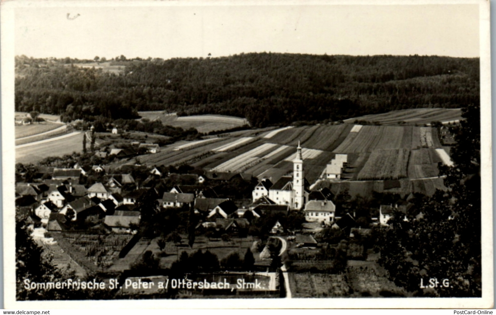 9229 - Steiermark - St. Peter Am Ottersbach , Panorama - Nicht Gelaufen 1938 - Feldbach