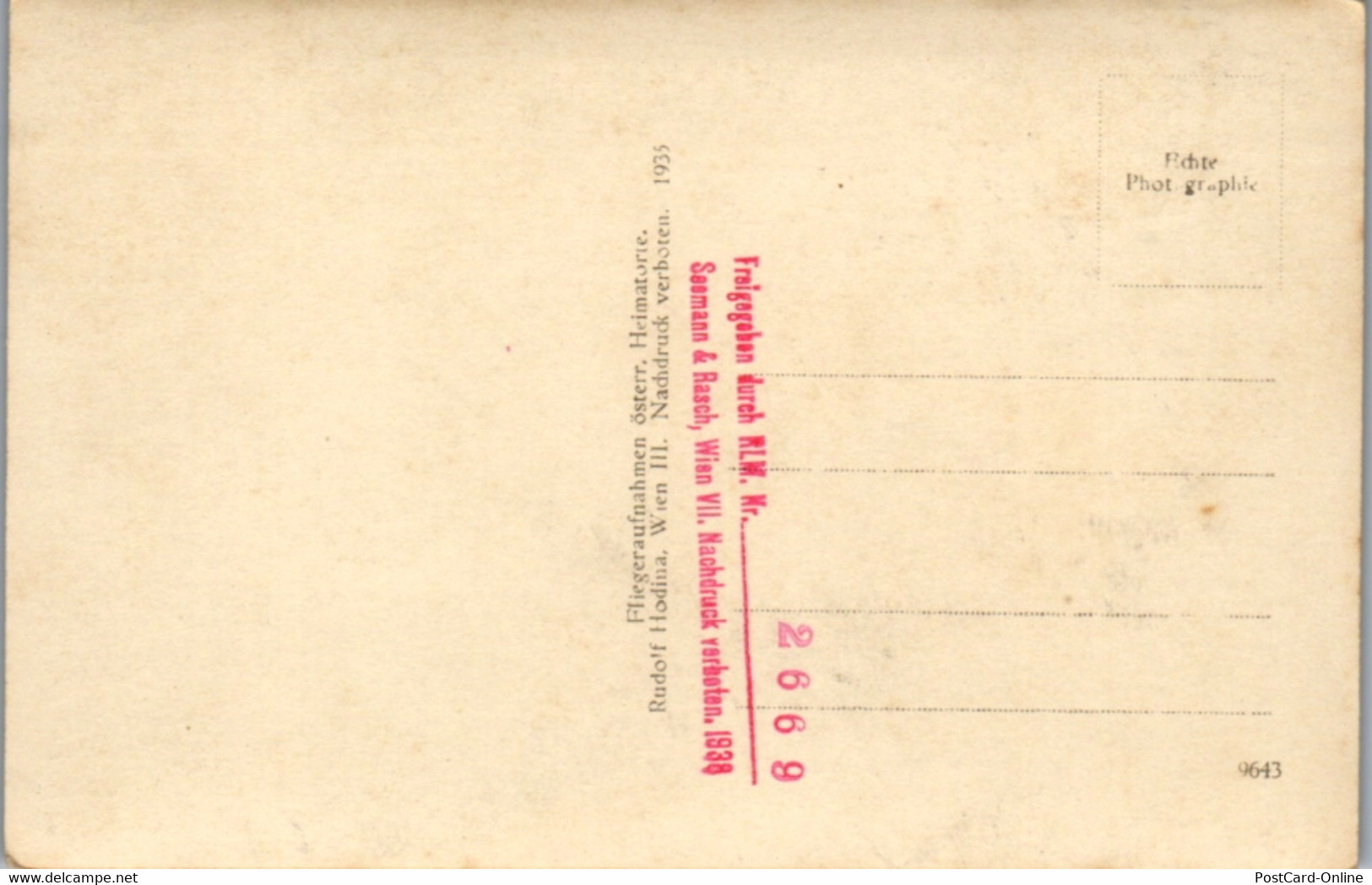 9232 - Steiermark - Straden , Fliegeraufnahme , Stempel Freigegeben Durch RLM - Nicht Gelaufen 1935 - Feldbach