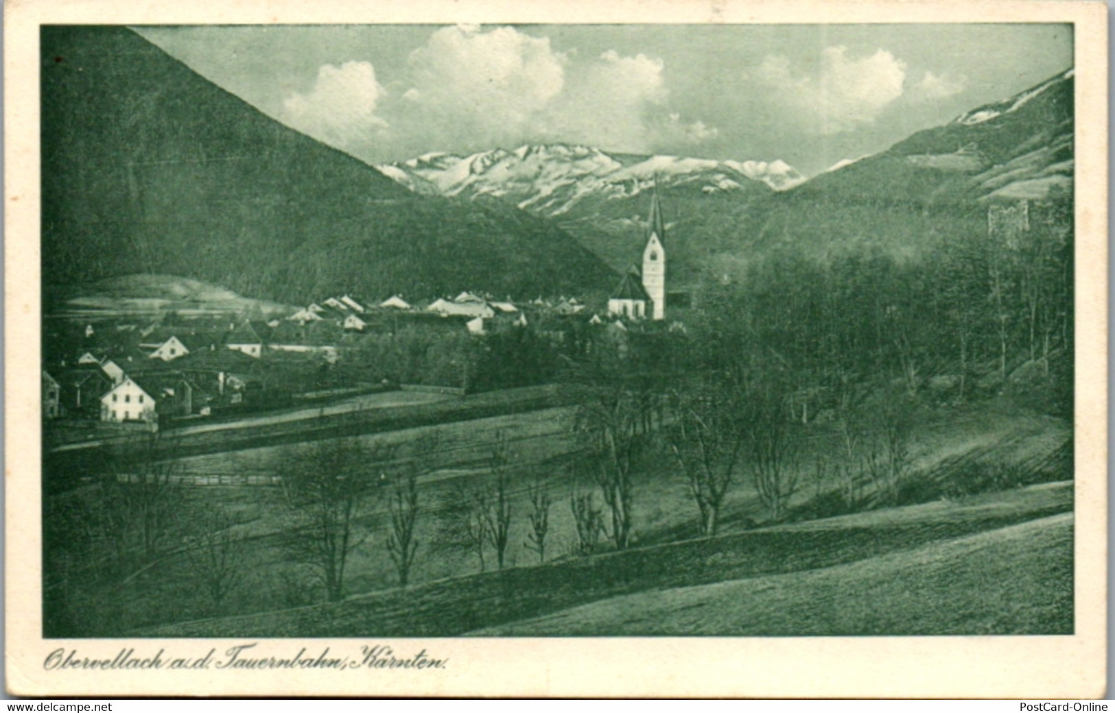 9255 - Kärnten - Obervellach An Der Tauernbahn , Panorama - Nicht Gelaufen 1926 - Obervellach