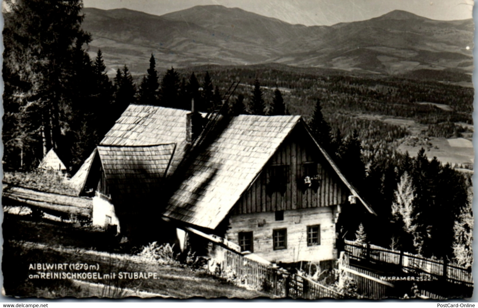 9368 - Steiermark - Herzogberg , Aiblwirt Am Reinischkogel Mit Stubalpe - Gelaufen 1961 - Kindberg