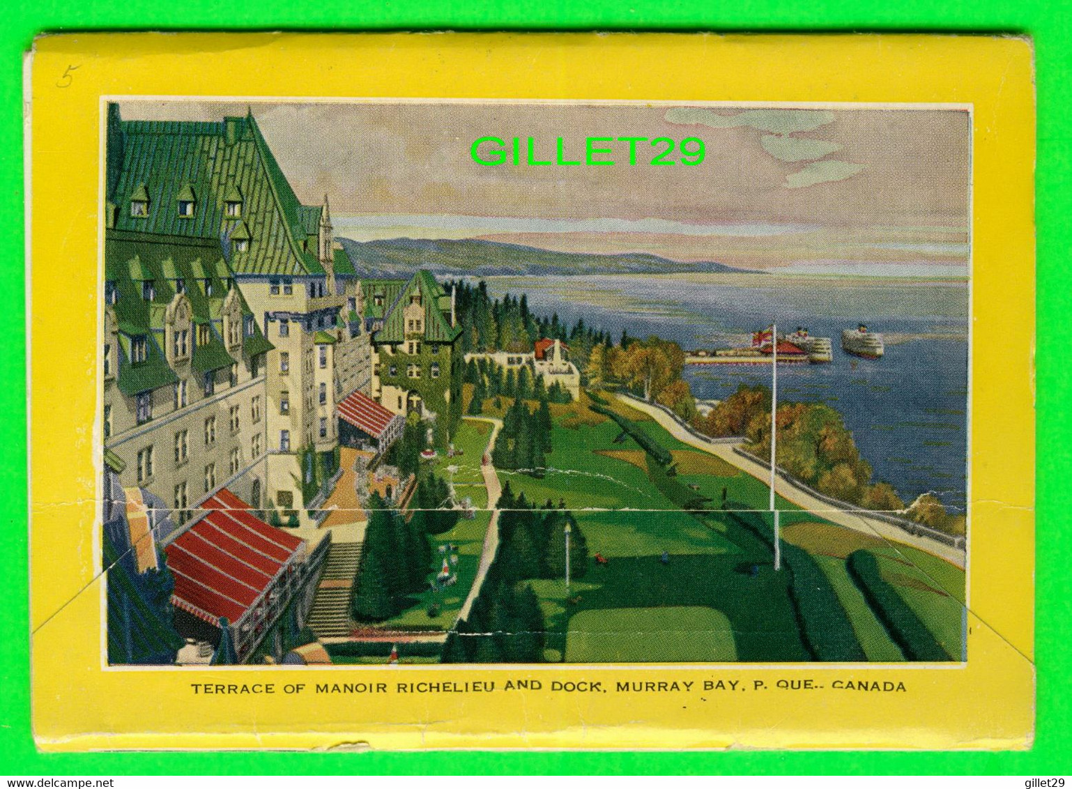 SAGUENAY, QUÉBEC - CARNET SOUVENIR ROUTE MONTRÉAL-SAGUENAY FOLDER - FOLKARD - .18 PHOTOS + MAP - - Saguenay