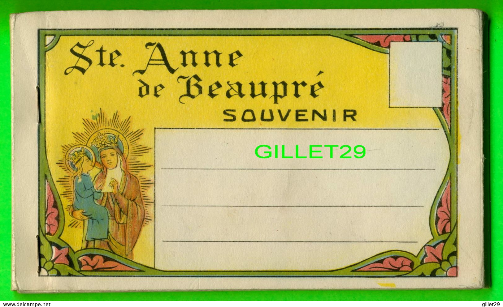 STE ANNE DE BEAUPRÉ, QUÉBEC - CARNET SOUVENIR FOLDER - 14 CARTES POSTALES - PECO - - Ste. Anne De Beaupré