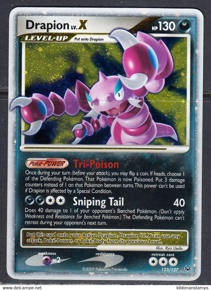 Pokemon - Drapion Lv X 2009, holo, NM, 123/127