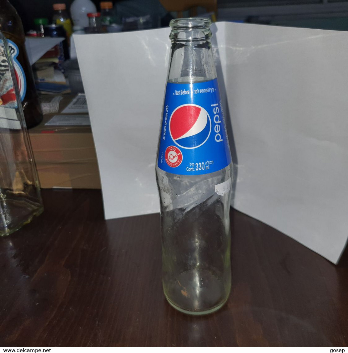 ALBANIA-CANS-pepsi Coca Cola-(glass Bottle)-(330ml)-used - Andere & Zonder Classificatie