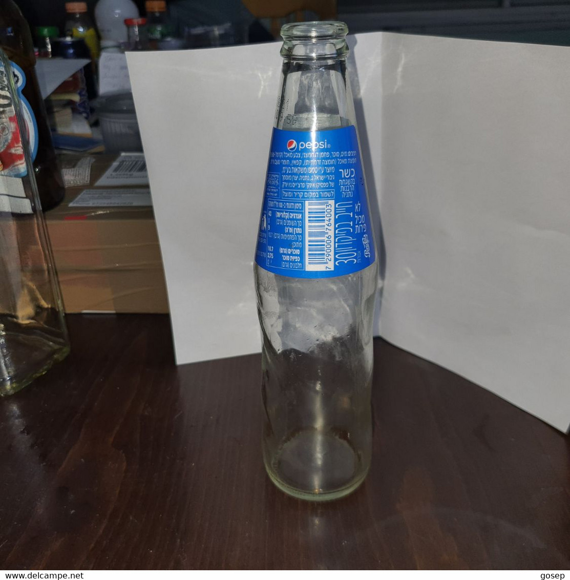 ALBANIA-CANS-pepsi Coca Cola-(glass Bottle)-(330ml)-used - Altri & Non Classificati
