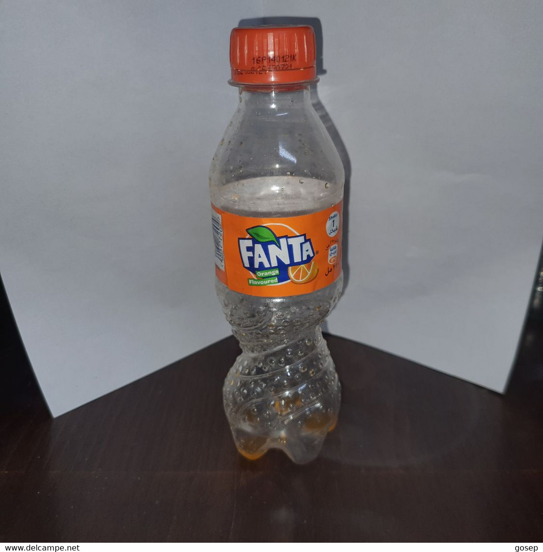 HABRON-FANTA-orange-(bottle-plastic)-(100ml)-used - Otros & Sin Clasificación