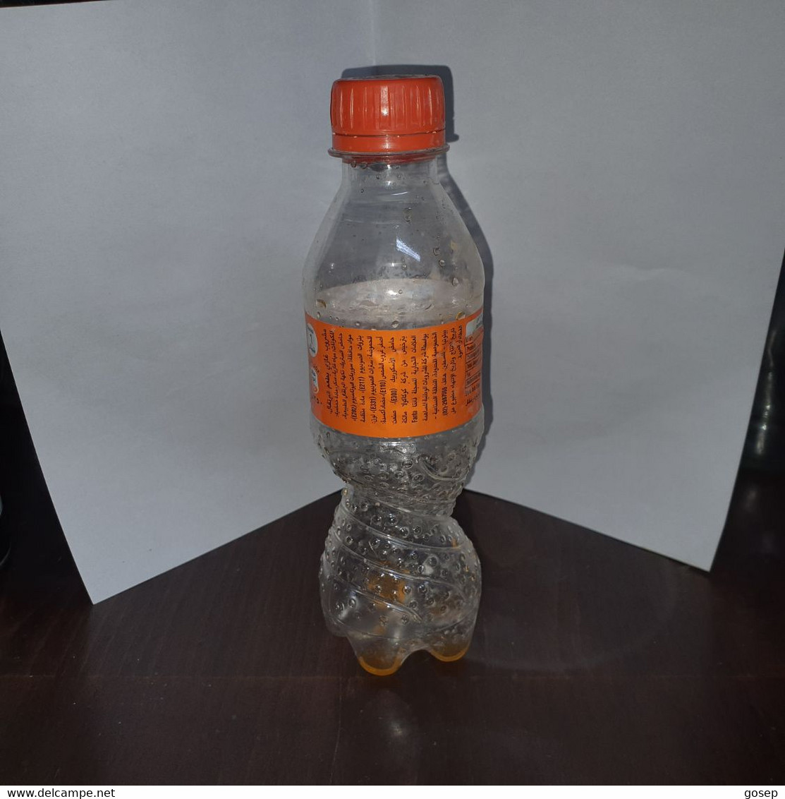 HABRON-FANTA-orange-(bottle-plastic)-(100ml)-used - Otros & Sin Clasificación