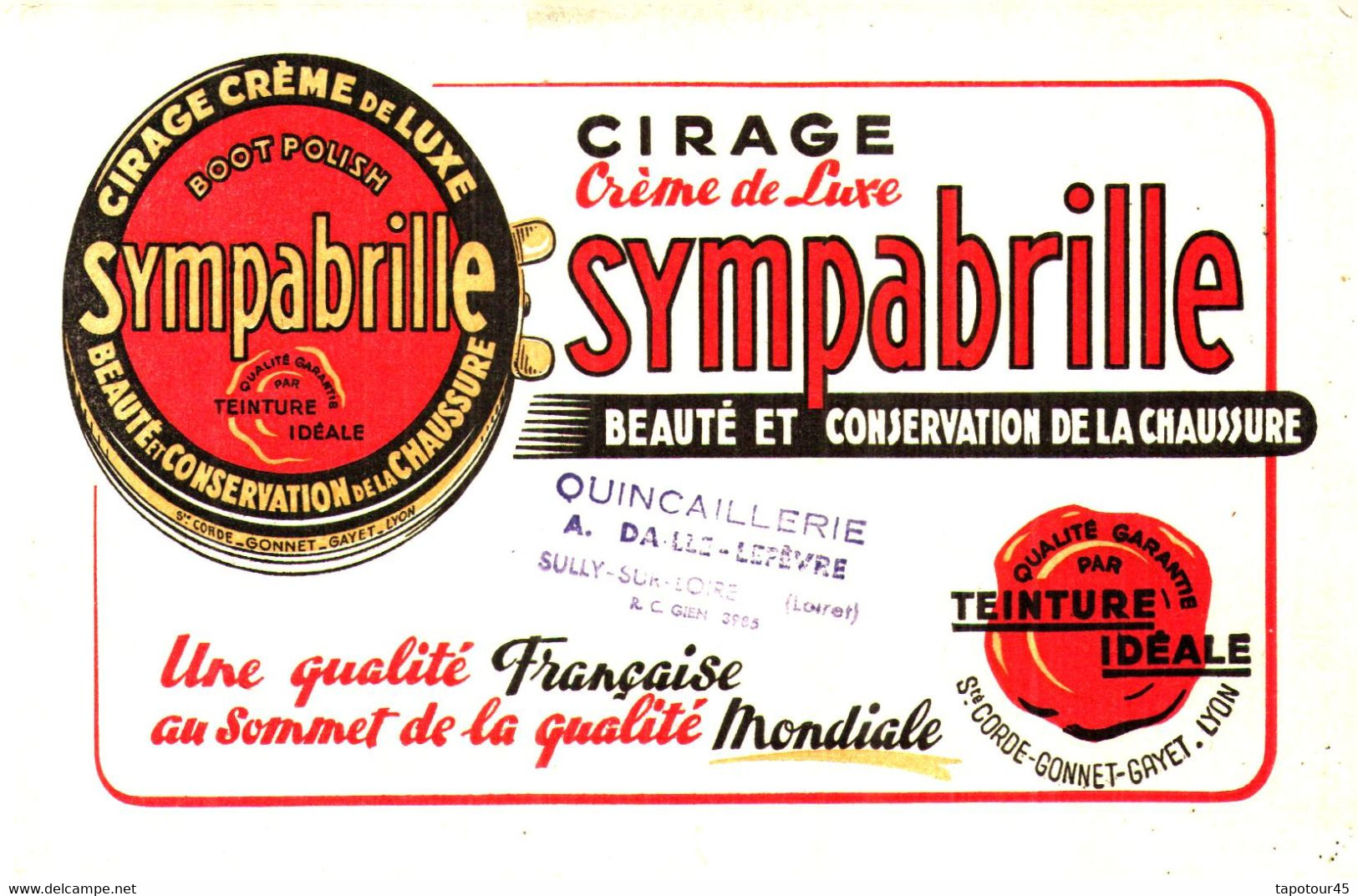 Ci S/14/04/ Buvard Cirage Sympabrille (N= 1) - Peintures