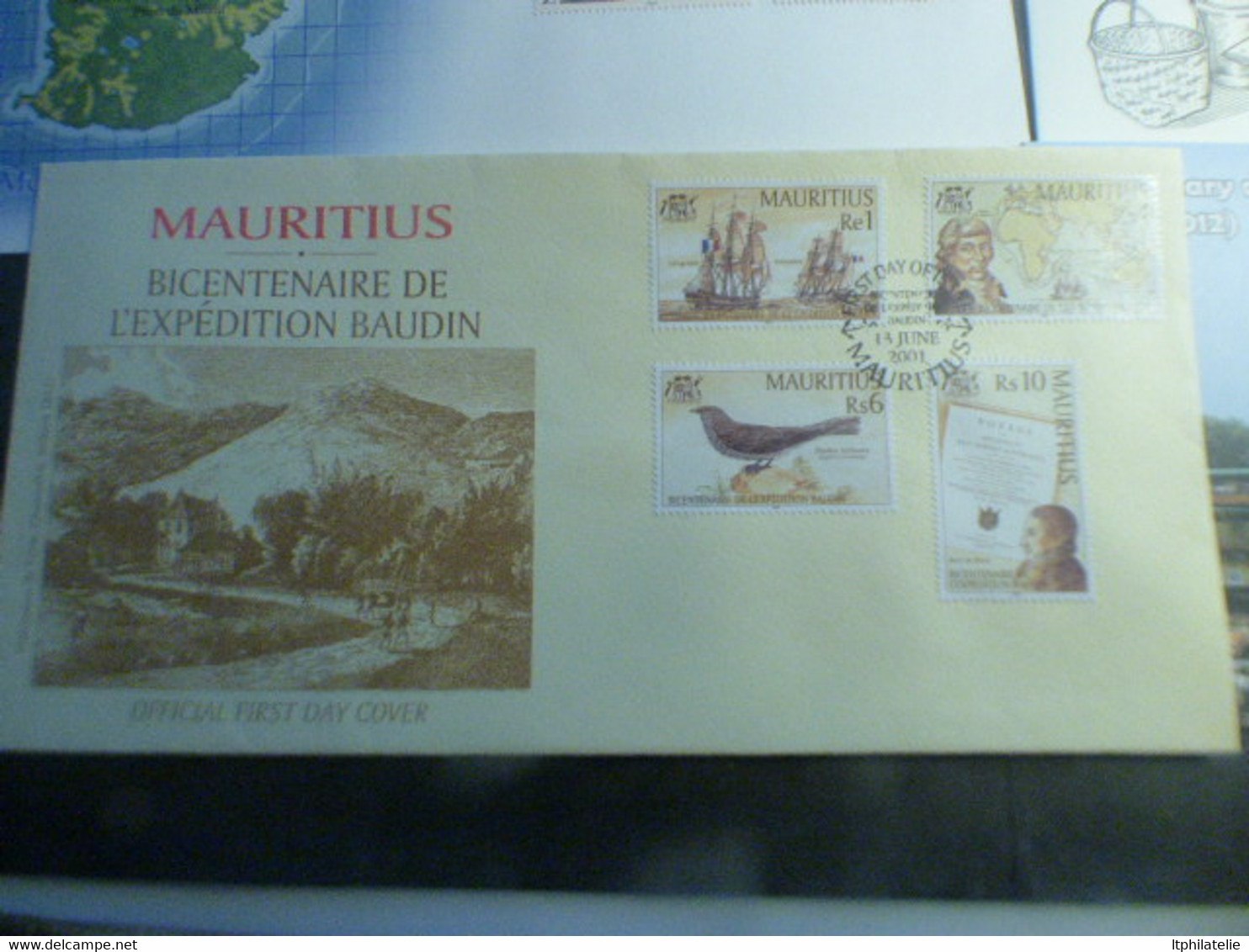 DESTOCKAGE-  MAURICE  6 TRES BELLES ENVELOPPES PREMIER JOUR FDC  EN PARFAIT ETAT - Mauritius (1968-...)