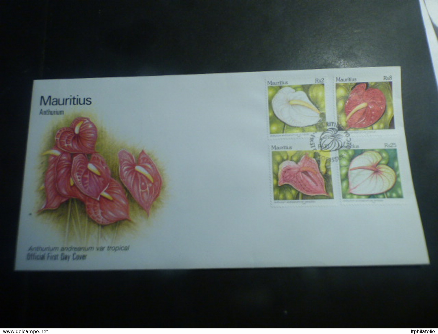 DESTOCKAGE-  MAURICE  6 TRES BELLES ENVELOPPES PREMIER JOUR FDC  EN PARFAIT ETAT