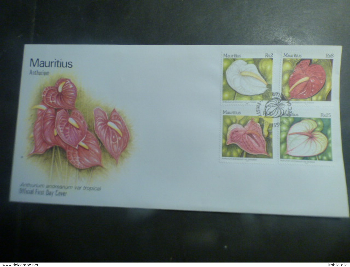 DESTOCKAGE-  MAURICE  6 TRES BELLES ENVELOPPES PREMIER JOUR FDC  EN PARFAIT ETAT