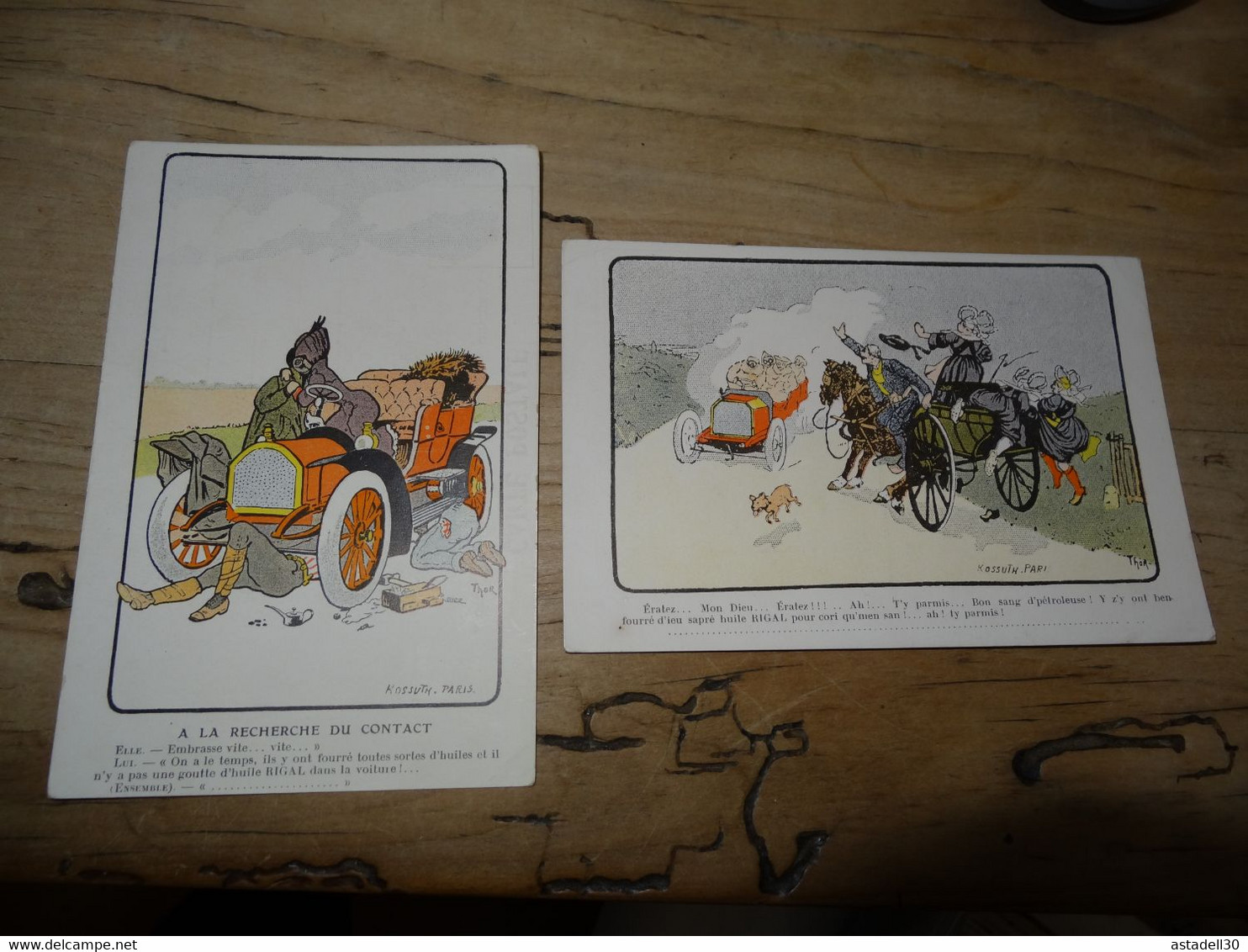 Illustrateurs : Lot De 2 Cartes KOSSUTH ............. 4178 - Otros & Sin Clasificación