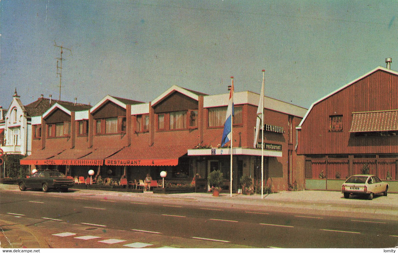 Pays Bas Netherlands Woerden Hotel Restaurant De Eenhoorn Voiture Auto Citroen CX , PF - Woerden