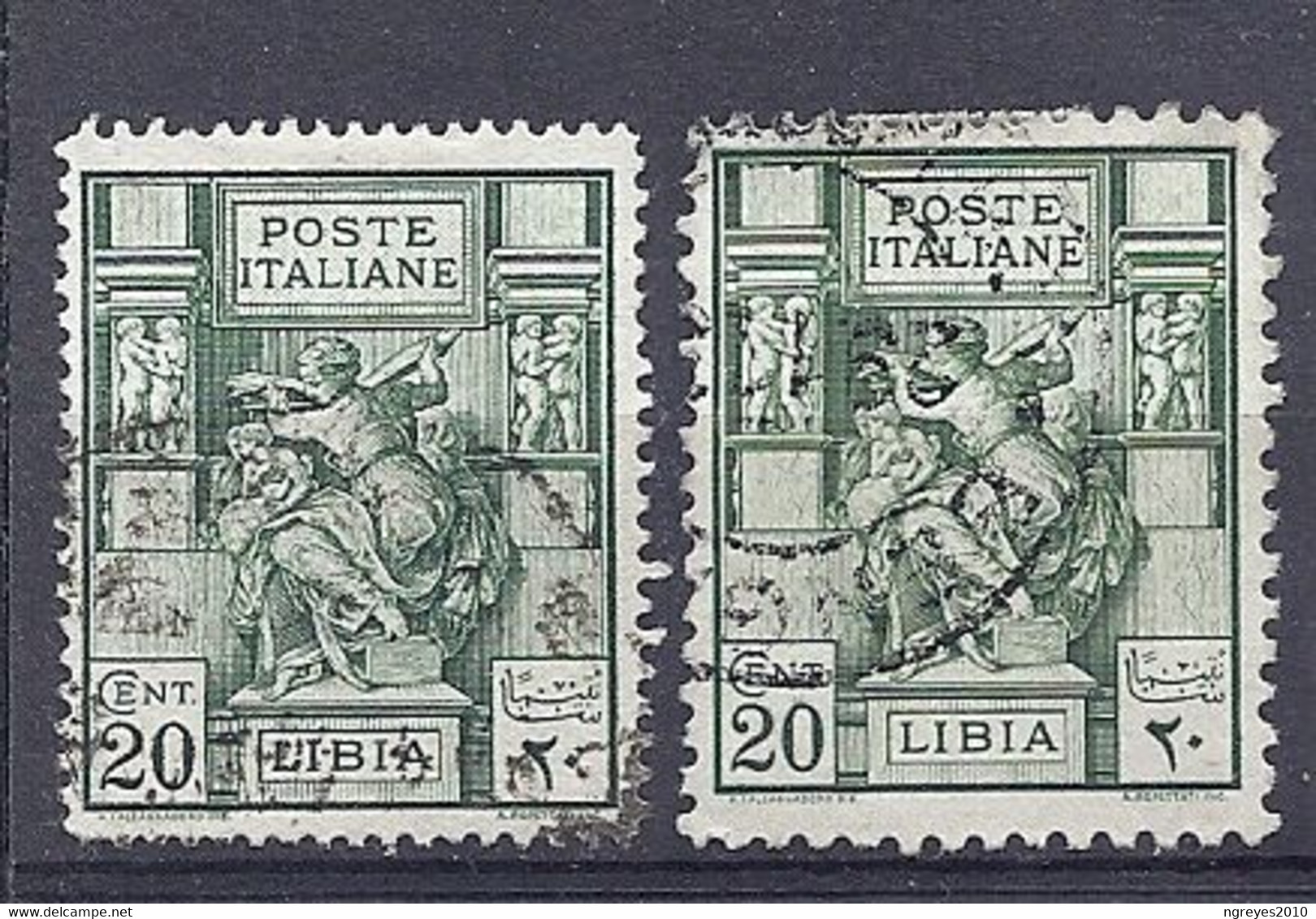 210038726  LIBIA. YVERT Nº  20A/20B - Libia