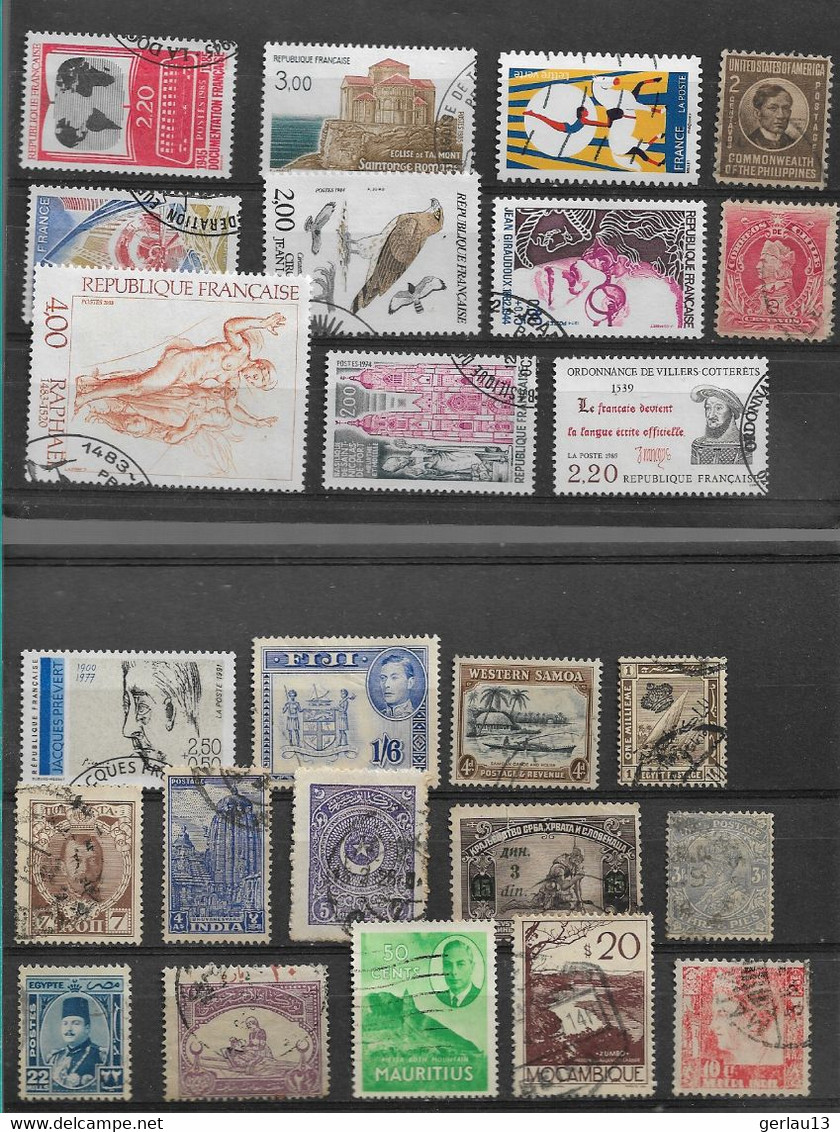 LOT   50 TIMBRES - Lots & Kiloware (mixtures) - Max. 999 Stamps