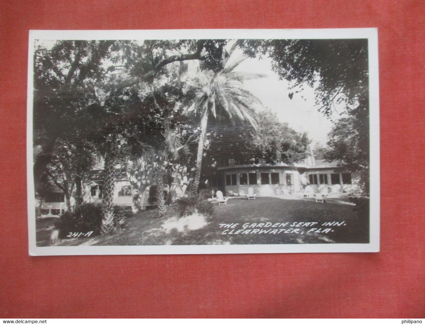 RPPC      Garden Seat Inn  Clearwater   Florida >   Ref 4859 - Clearwater