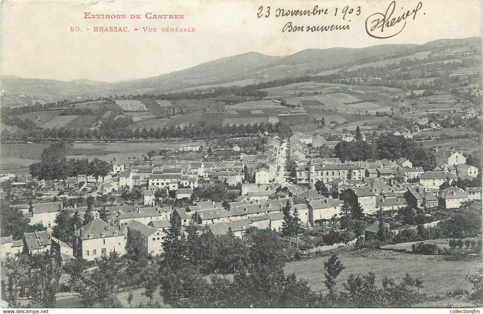 CPA FRANCE 81 "Brassac, Vue Générale". - Brassac