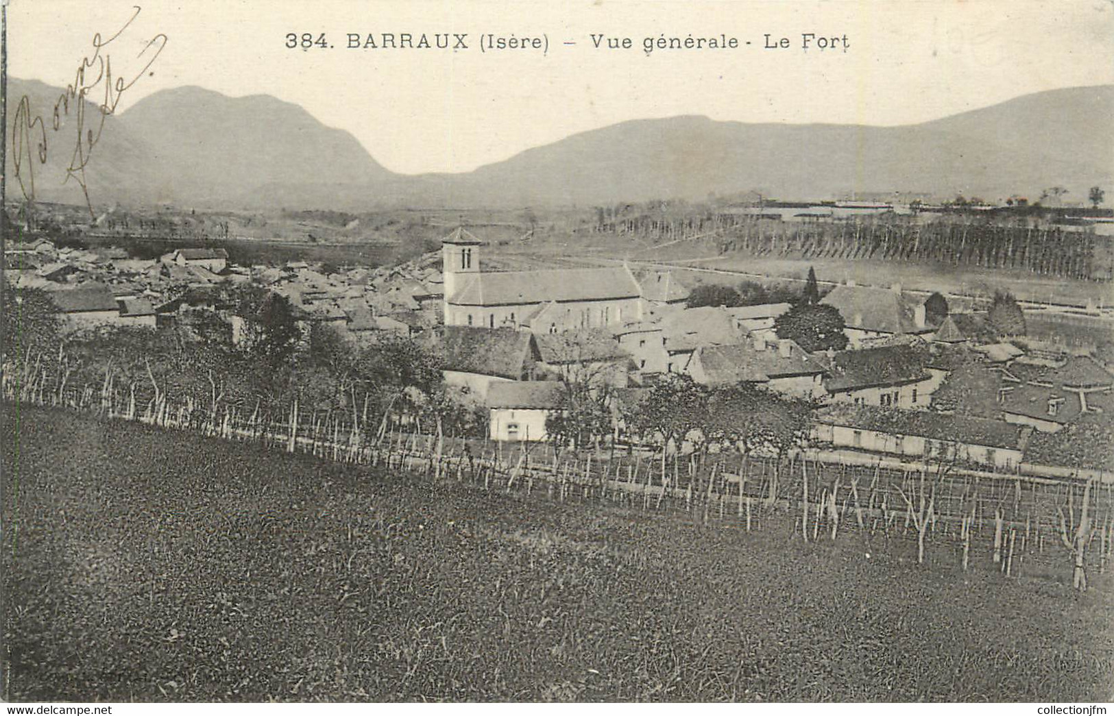 CPA FRANCE 38 "Barraux, Vue Générale". - Barraux