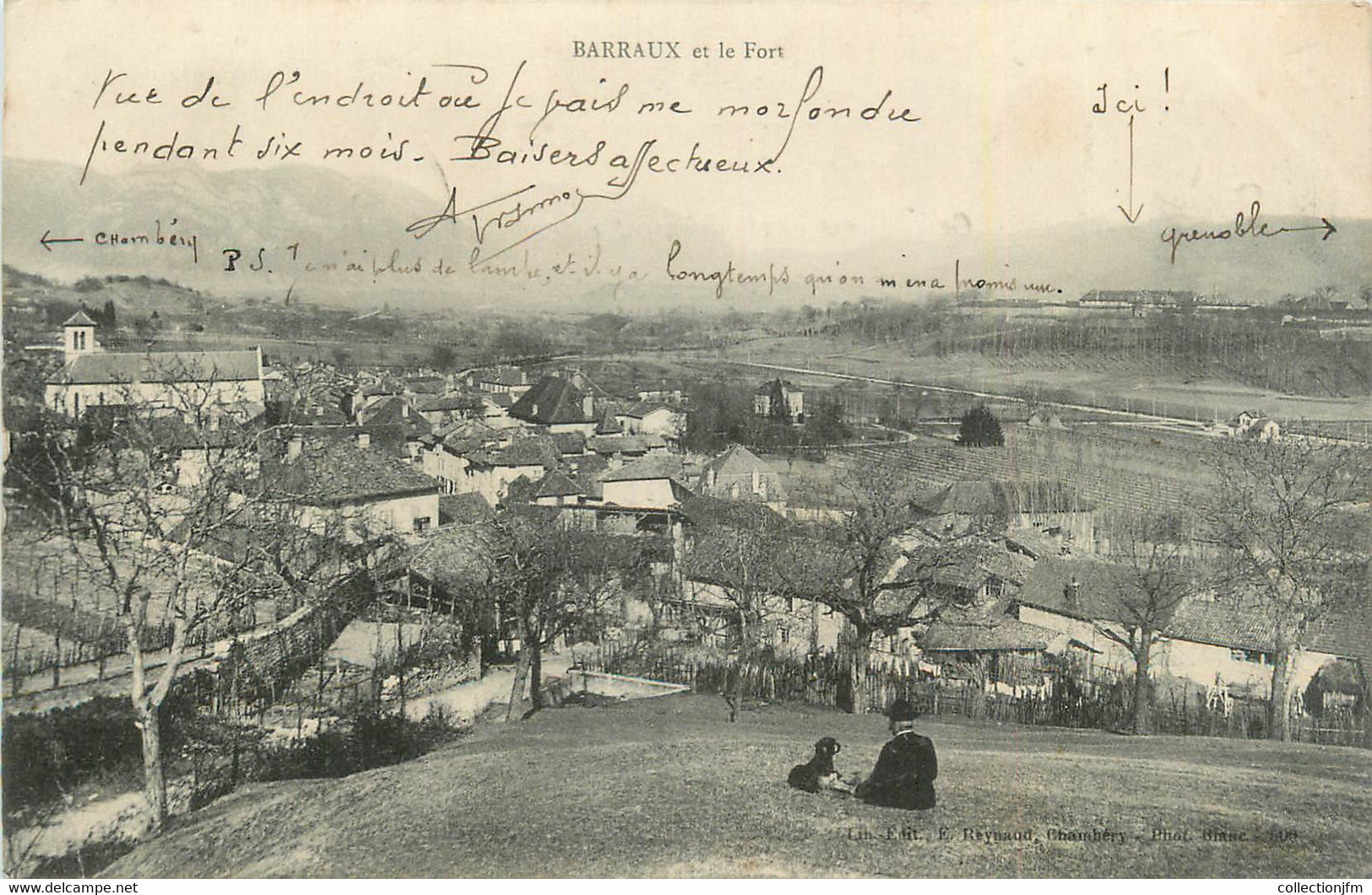 CPA FRANCE 38 "Barraux, Le Fort". - Barraux