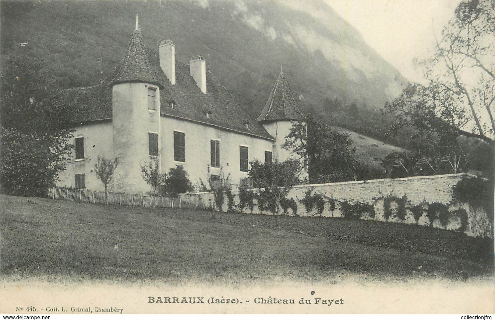 CPA FRANCE 38 "Barraux, Château Du Fayet". - Barraux