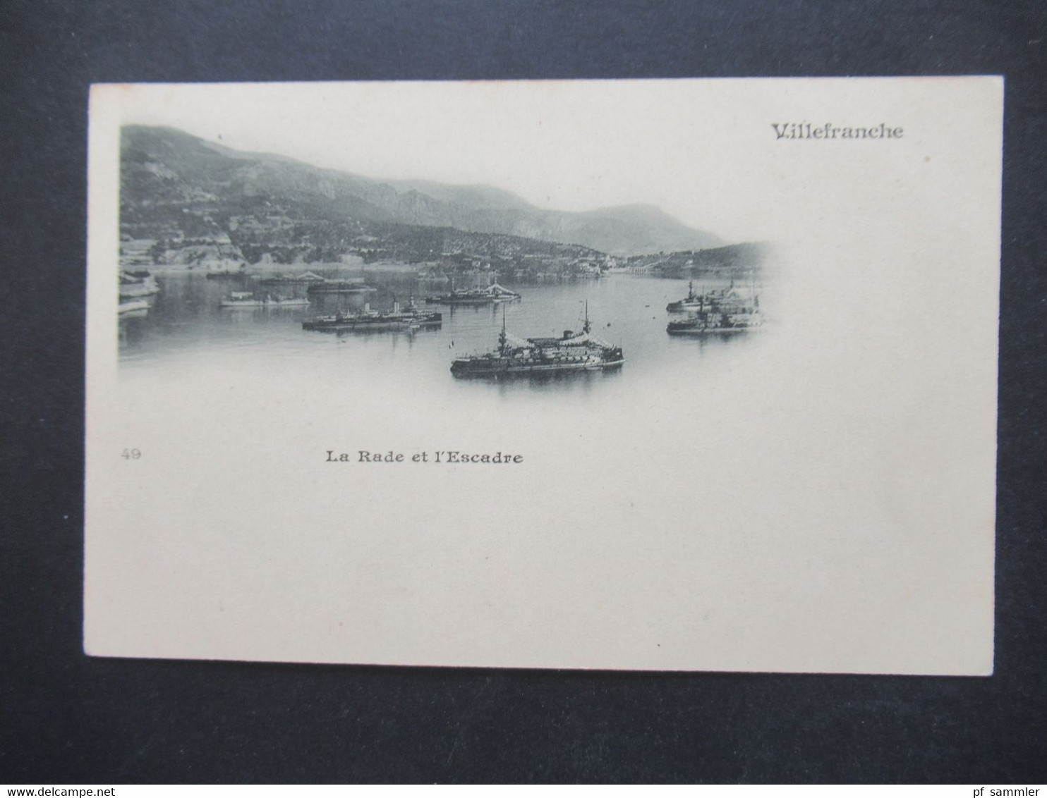 Frankreich Um 1900 AK / CPA Villefranche La Rade Et L'Escadre / Hafen Mit Schiffen - Villefranche-sur-Mer