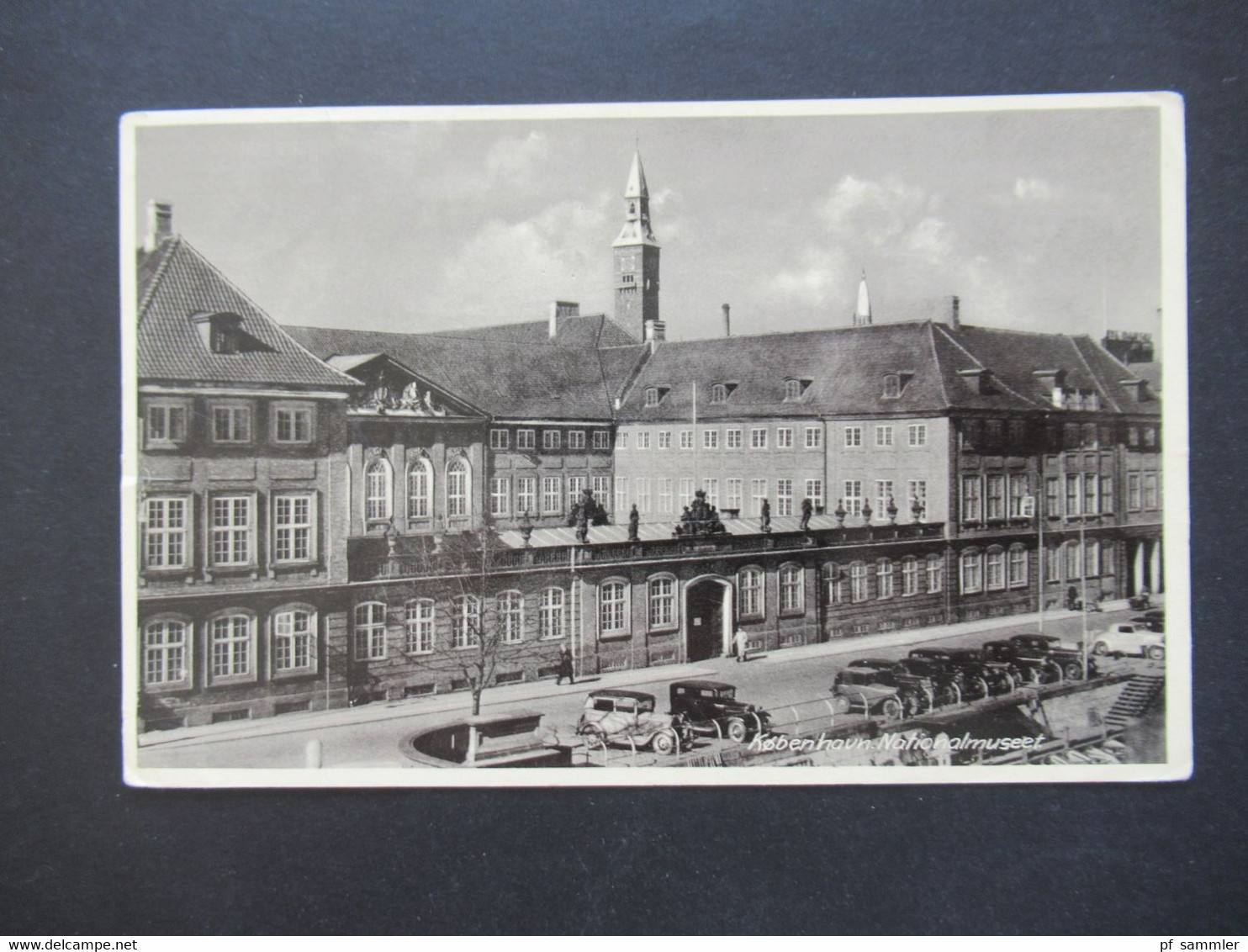 Dänemark 3.1.1955 AK Copenhagen The National Museum / Kobenhavn Nationalmuseet Nach Dresden Gesendet - Cartas & Documentos