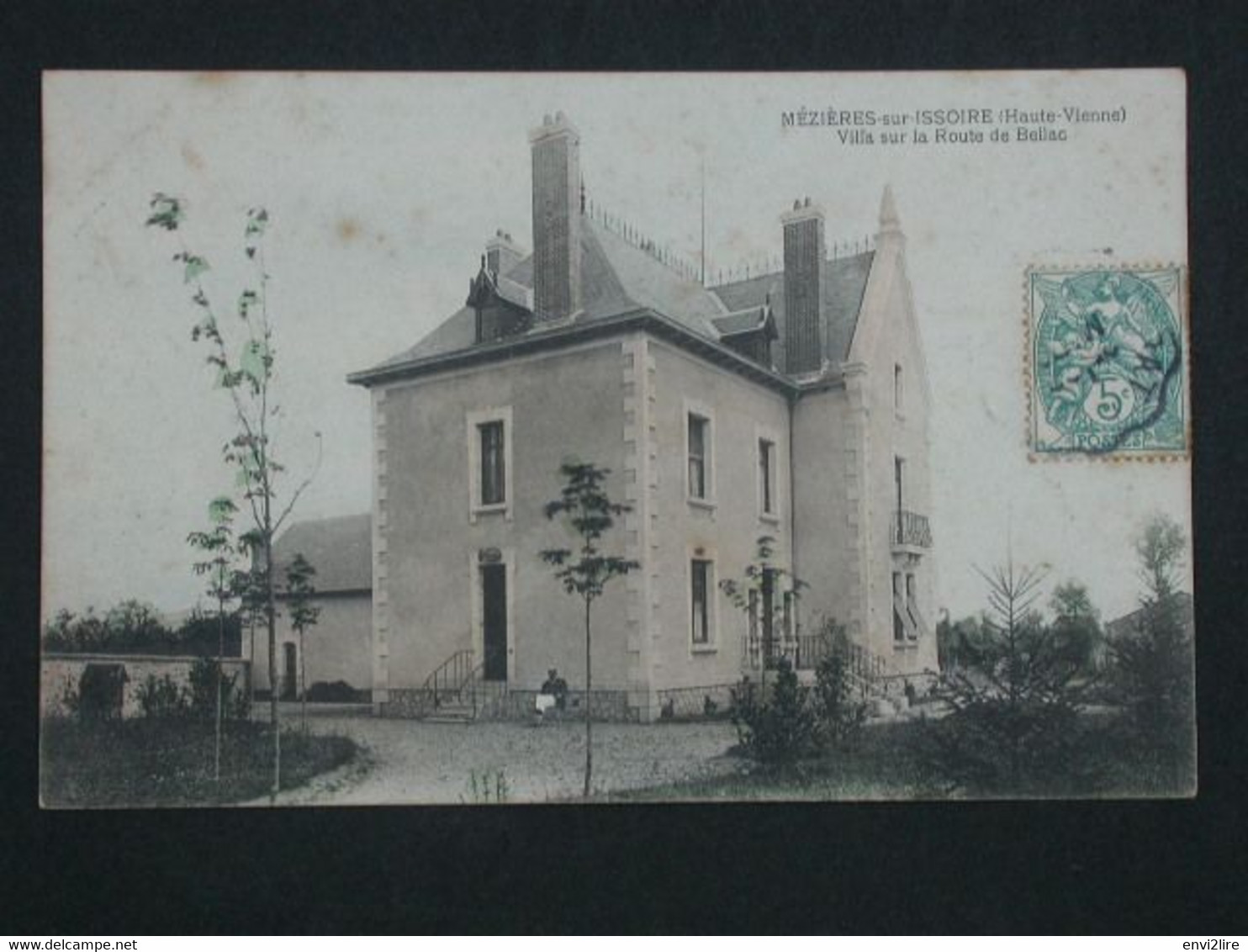 Ref6274 JU CPA De Méziere Sur Issoire (Limousin) - Villa Sur La Route De Bellac - JSD 121 - 1907 - Meziere Sur Issoire