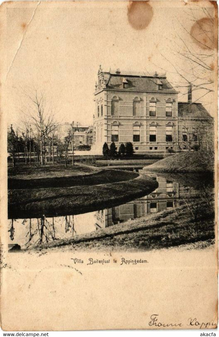 CPA AK APPINGEDAM Villa Buitenlust NETHERLANDS (705924) - Appingedam