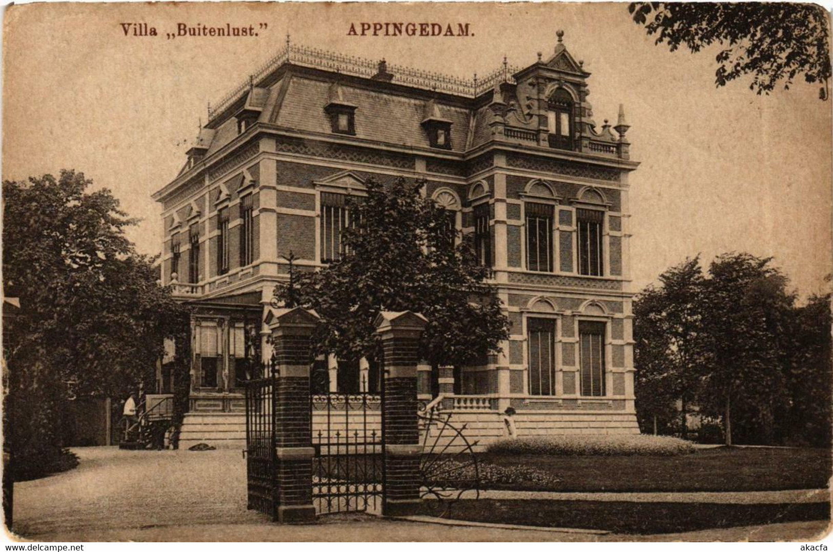 CPA AK APPINGEDAM Villa Buitenlust NETHERLANDS (705958) - Appingedam