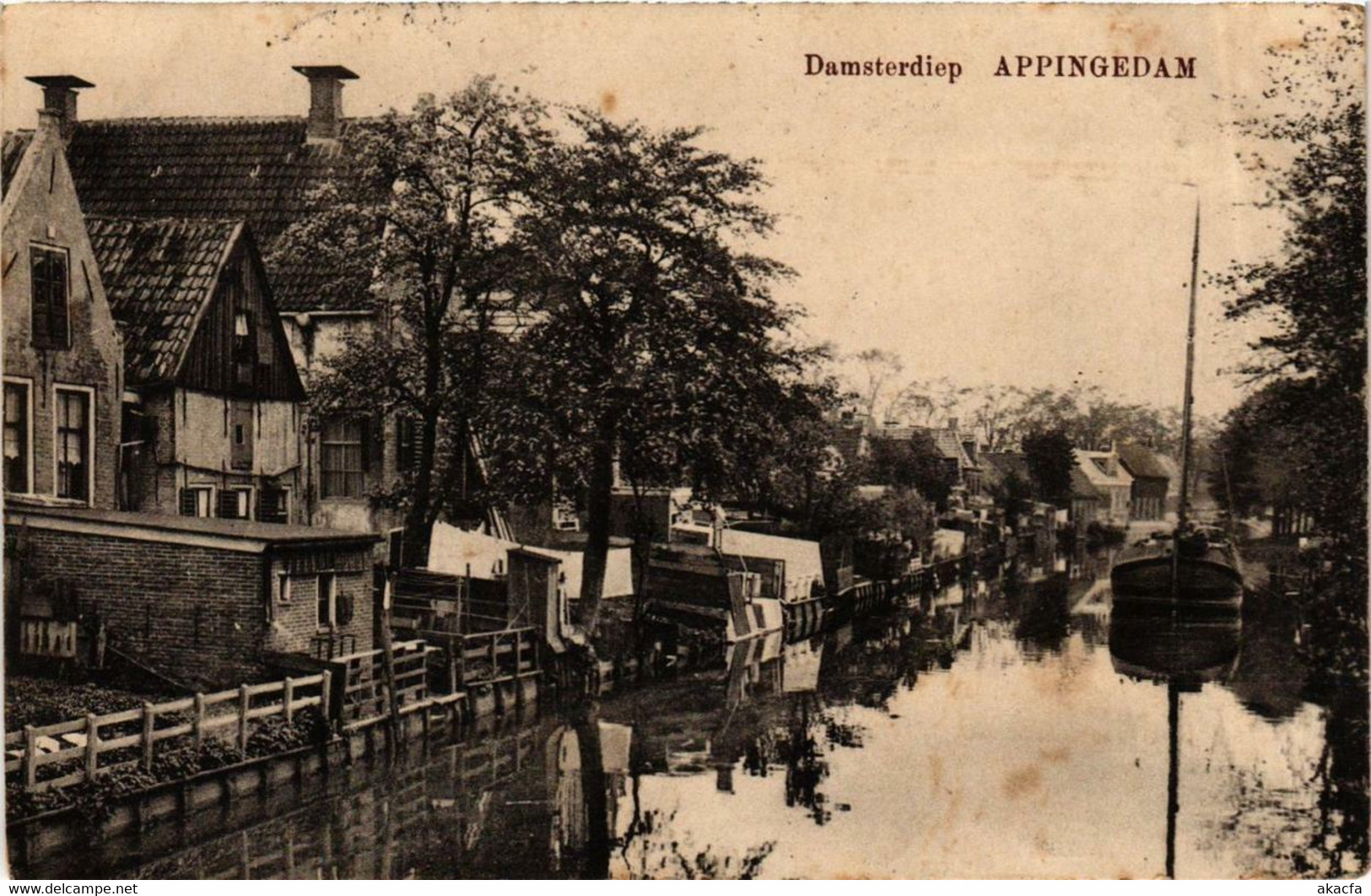 CPA AK APPINGEDAM Damsterdiep NETHERLANDS (705969) - Appingedam