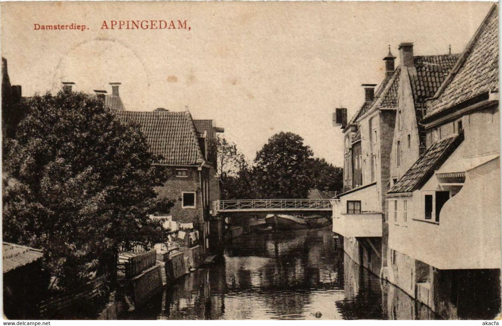 CPA AK APPINGEDAM Damsterdiep NETHERLANDS (705970) - Appingedam