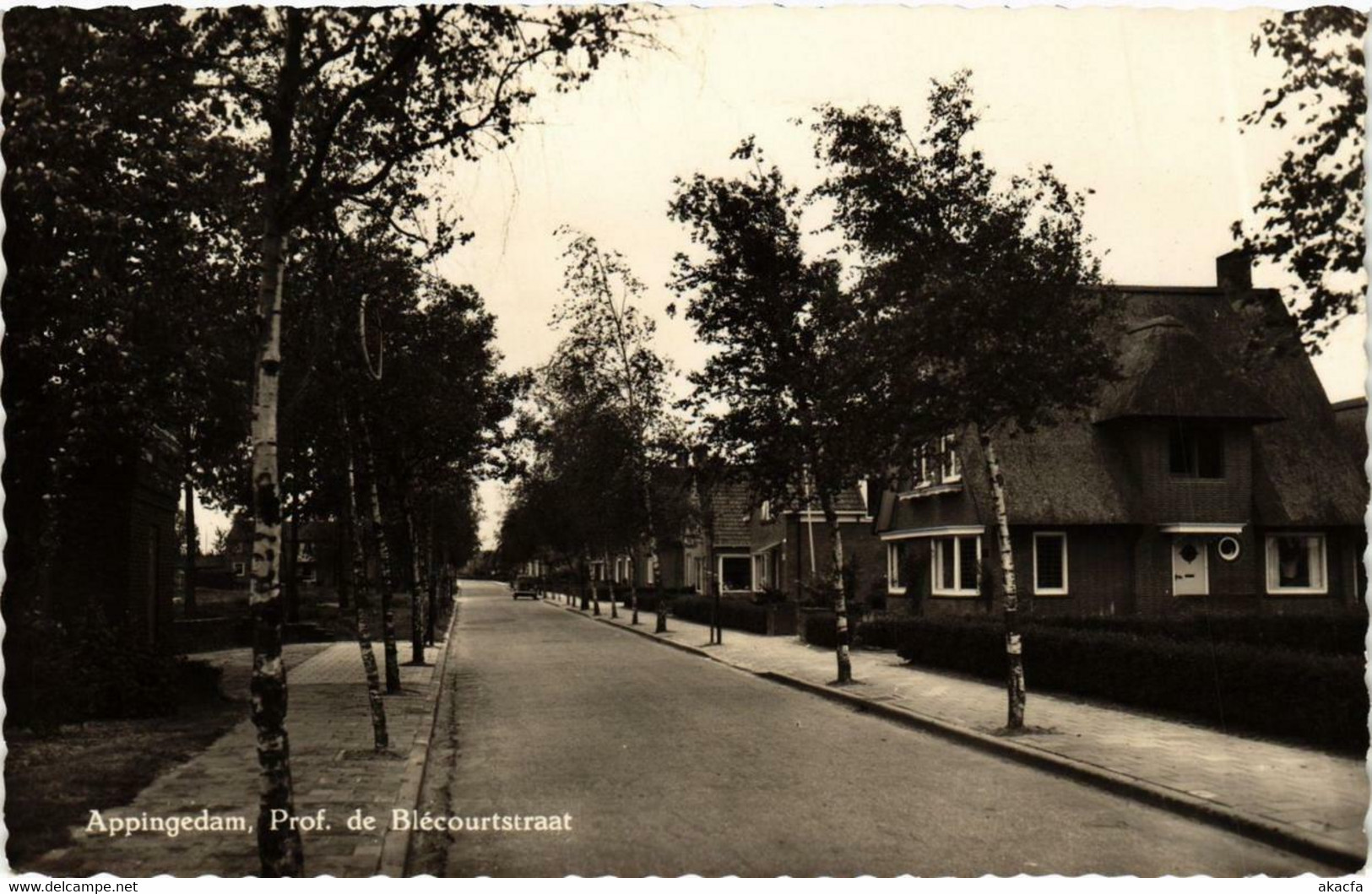 CPA AK APPINGEDAM Prof. De Blecourtstraat NETHERLANDS (705976) - Appingedam