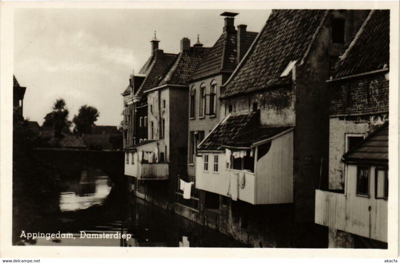 CPA AK APPINGEDAM Damsterdiep NETHERLANDS (705987) - Appingedam