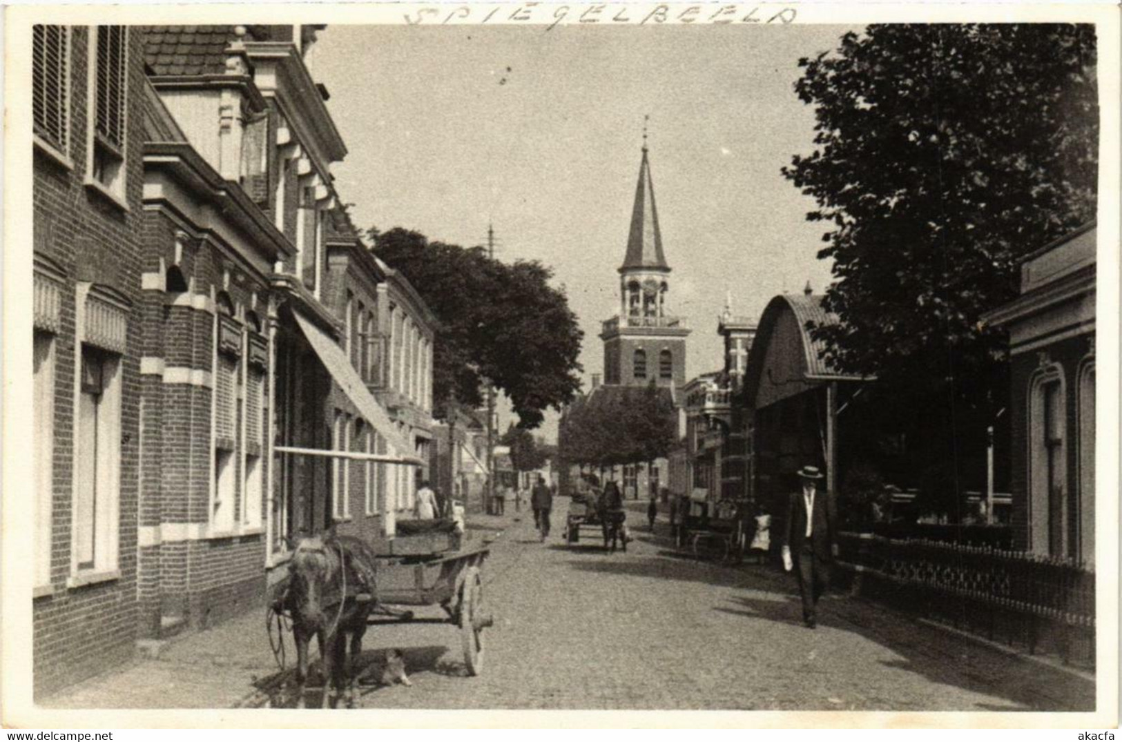 CPA AK APPINGEDAM Spiegelbeeld FOTO! NETHERLANDS (706022) - Appingedam