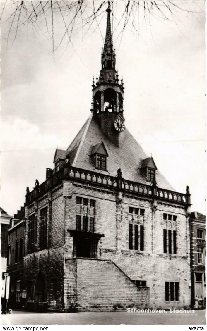 CPA AK Schoonhoven - Stadhuis NETHERLANDS (714218) - Schoonhoven