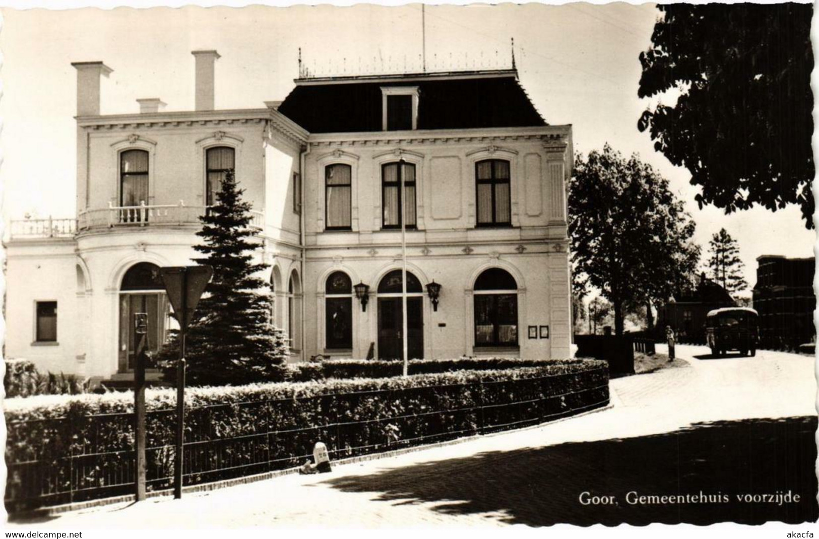 CPA AK Goor Gemeentehuis Voorzijde NETHERLANDS (728715) - Goor