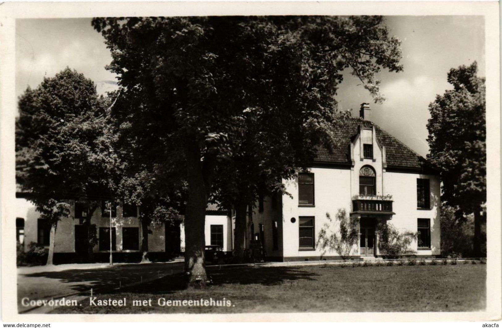 CPA AK Coevorden Kasteel Met Gemeentehuis NETHERLANDS (728977) - Coevorden