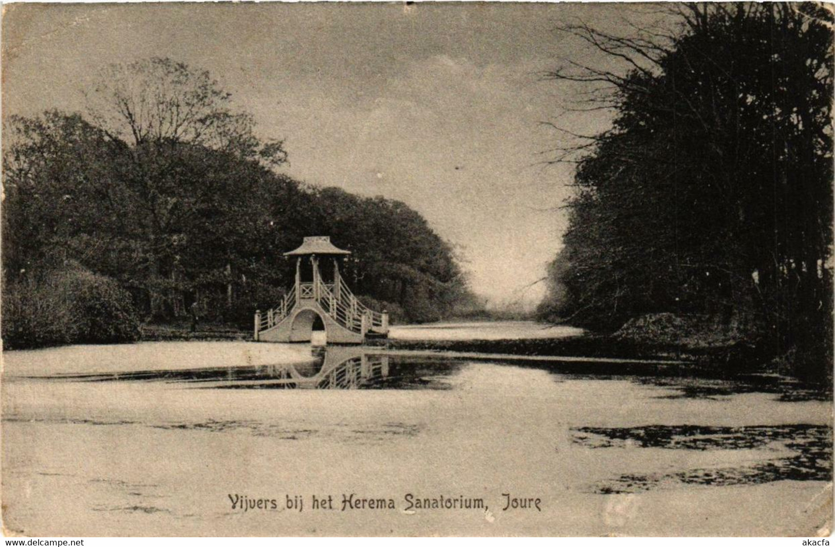 CPA AK Joure Vijvers Bij Het Herema Sanatorium NETHERLANDS (729033) - Joure