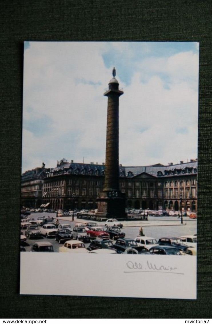 Albert MONIER - PARIS , La Colonne VENDOME. - Monier