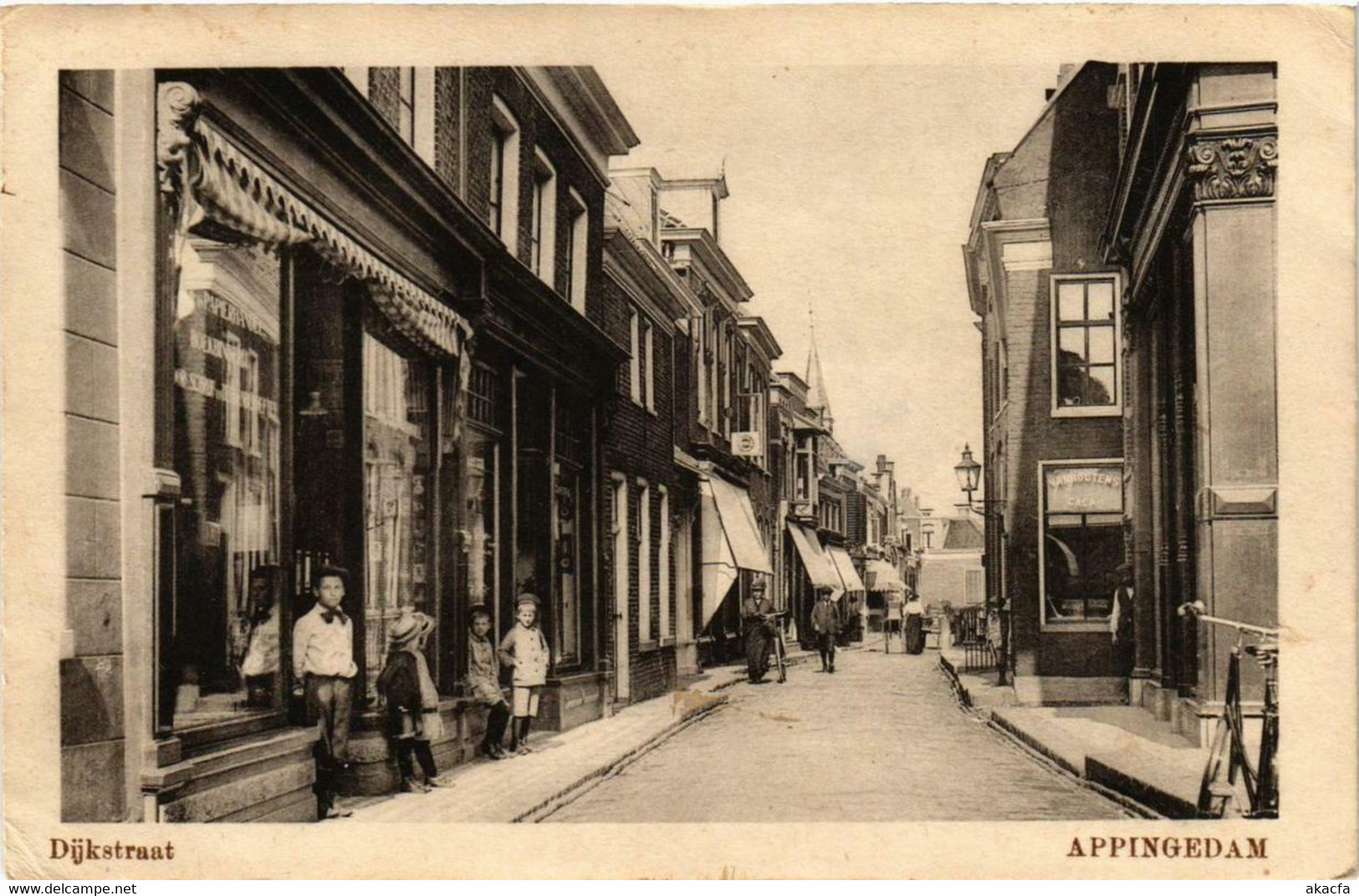 CPA AK APPINGEDAM Dijkstraat NETHERLANDS (706067) - Appingedam