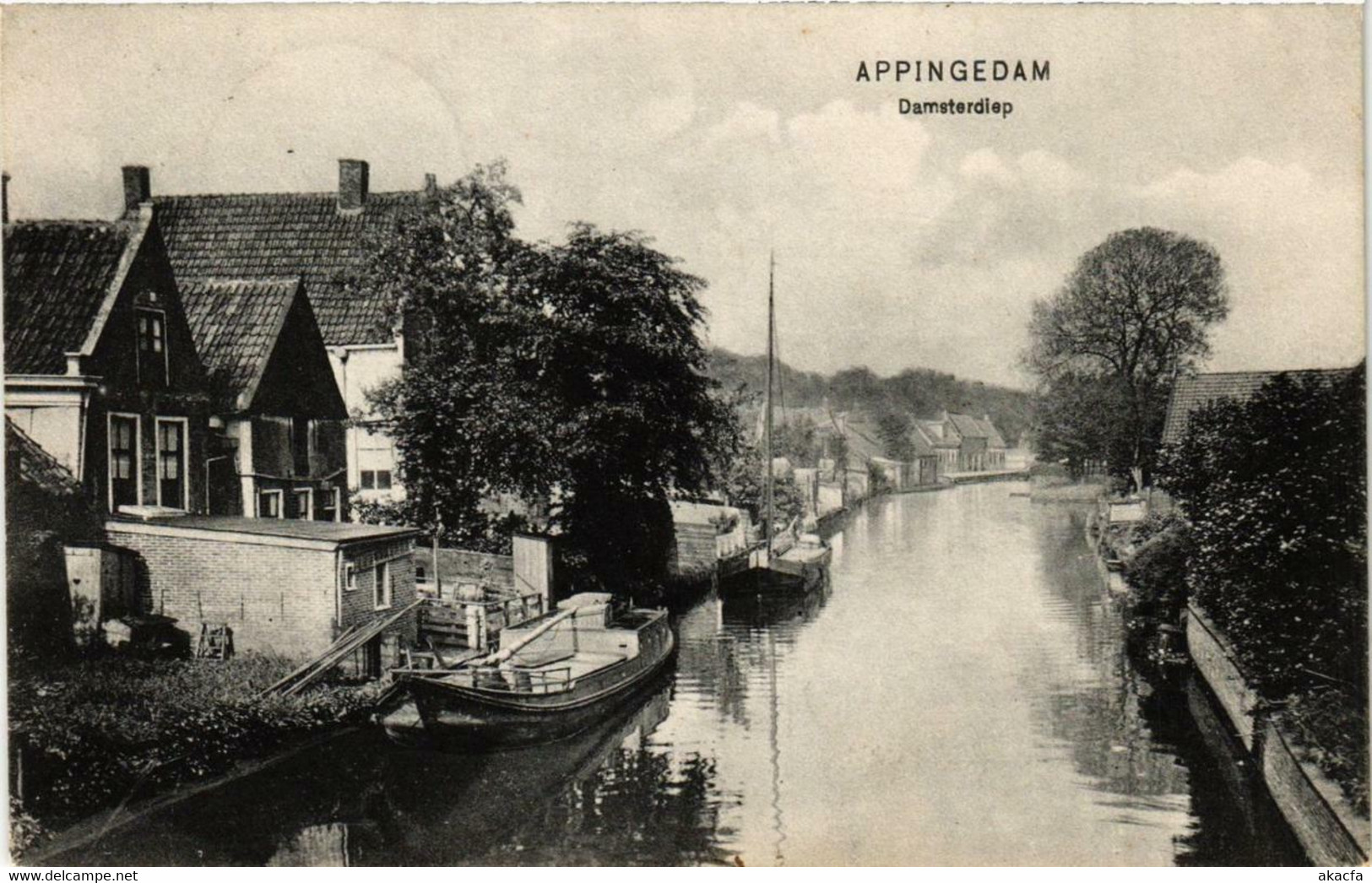 CPA AK APPINGEDAM Damsterdiep NETHERLANDS (706070) - Appingedam